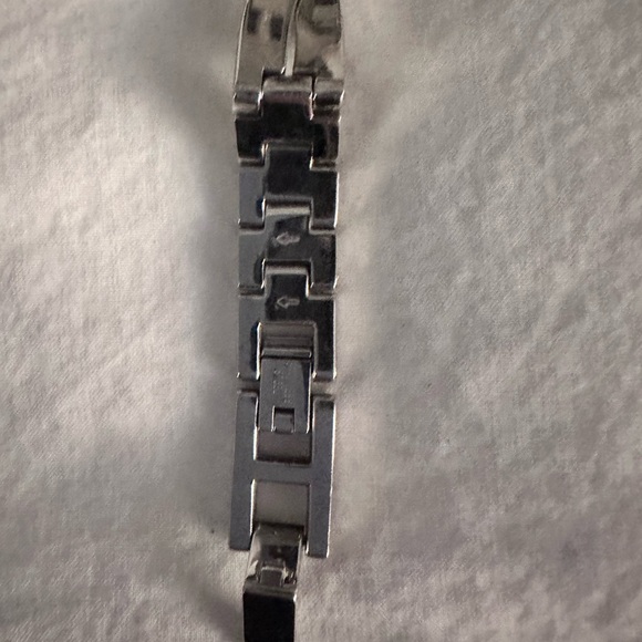 Ladies' DKNY Stainless Steel Crossover Bracelet Watch with Crystal Accents - Picture 7 of 9
